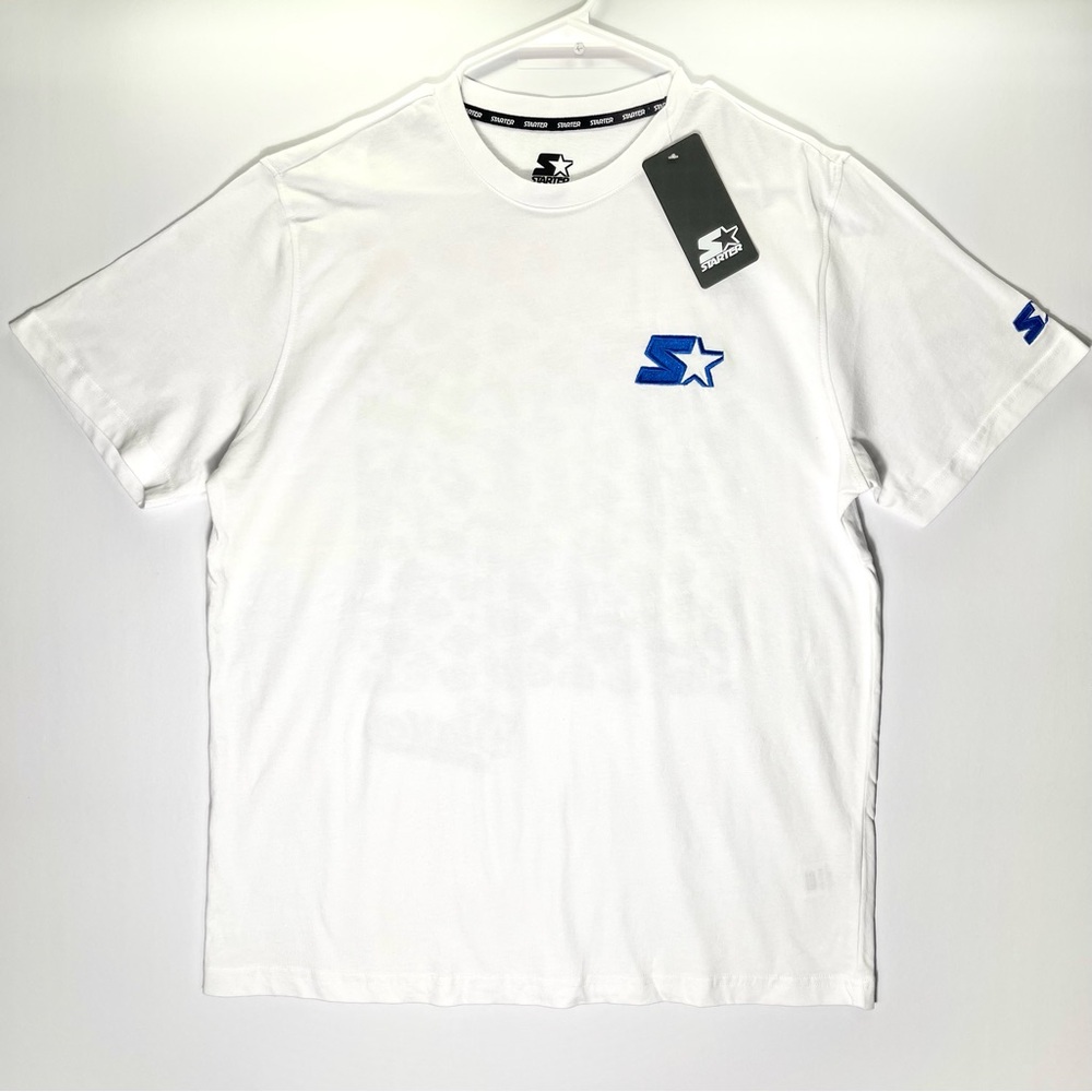 Starter Men's Sunset Beach White Graphic T-Shirt